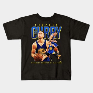 Steph Curry 30 Golden State Warriors Kids T-Shirt